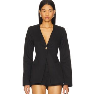 Emilie Black Fitted Blazer